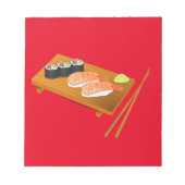 Sushi schattig Japans eten Notitieblok (Voorkant)
