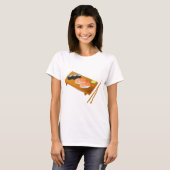 Sushi schattig Japans eten T-shirt (Voorkant volledig)