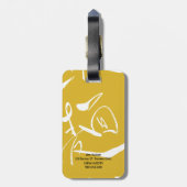 SUSHI schedel Bagagelabels (Achterkant verticaal)