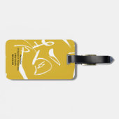 SUSHI schedel Bagagelabels (Achterkant horizontaal)