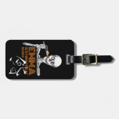 SUSHI schedel bagagelabels (Voorkant horizontaal)