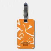 SUSHI schedel bagagelabels (Achterkant verticaal)