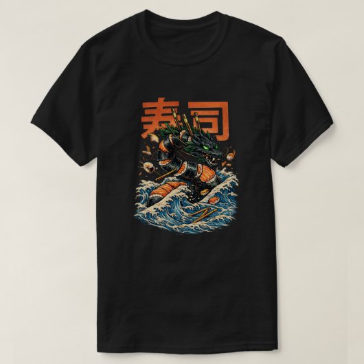 SUSHI SEA DRAGON T-SHIRT (Design voorkant)