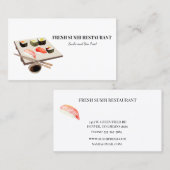 Sushi Seafood Restaurant Chef Visitekaartje (Voorkant / Achterkant)