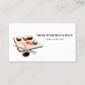 Sushi Seafood Restaurant Chef Visitekaartje (Voorkant)