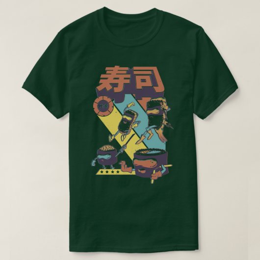 Sushi Sentai T-shirt (Design voorkant)