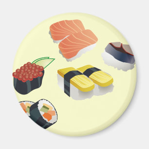 Sushi Set Design Magneet