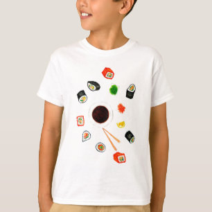 Sushi Set Waterverf T-shirt