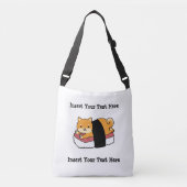Sushi Shiba Inu - Cute Dog Japans voedsel Crossbody Tas (Voorkant)