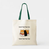 Sushi Shiba Inu - Cute Dog Japans voedsel Tote Bag (Achterkant)