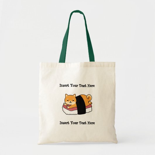 Sushi Shiba Inu - Cute Dog Japans voedsel Tote Bag (Voorkant)
