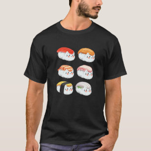 Sushi Sixpack Katten Voor Alle Katten T-shirt