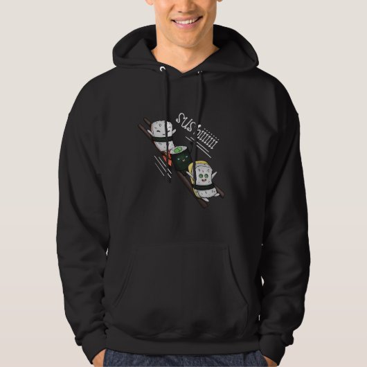 Sushi sled hoodie (Voorkant)