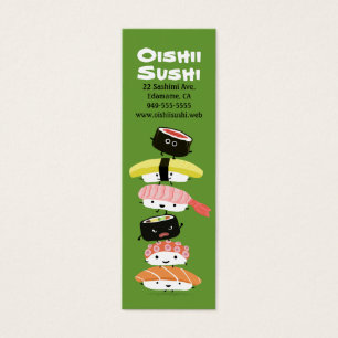 Sushi Stack - Fun Kawaii Sushi Friends Mini Visitekaartjes