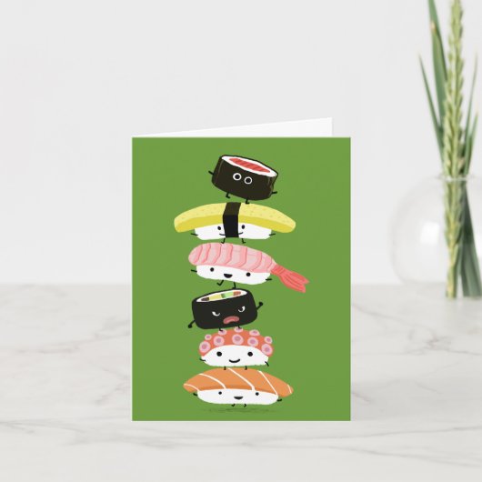 Sushi Stack - Happy Tower of Sushi Friends Kaart (Voorkant)