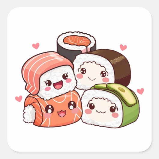 Sushi Stack Sticker (Voorkant)