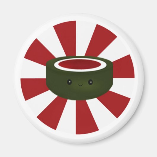 Sushi Star - Witte magneet (Voorkant)