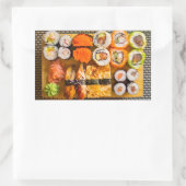 Sushi-stickers Rechthoekige Sticker (Tas)