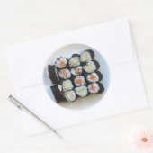 Sushi-stickers Ronde Sticker (Envelop)
