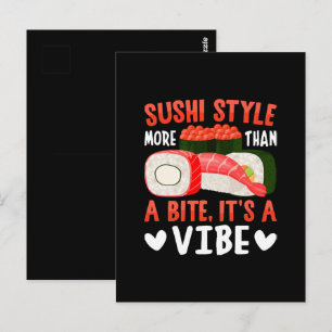 Sushi Stijl Meer Dan Een Beetje Briefkaart