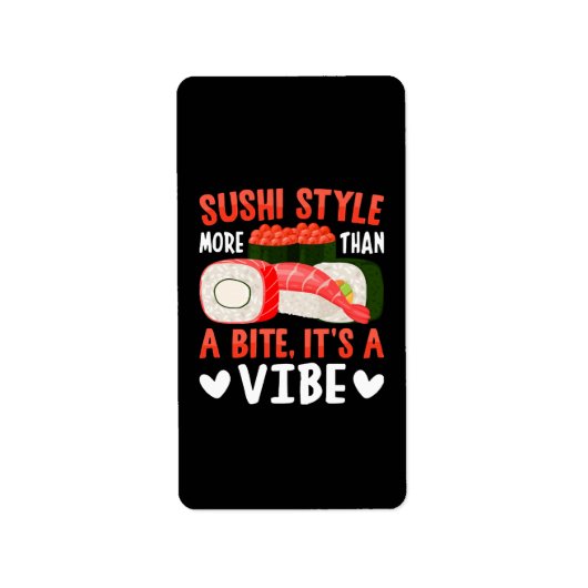 Sushi Stijl Meer Dan Een Beetje Etiket (Voorkant)