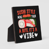 Sushi Stijl Meer Dan Een Beetje Fotoplaat (Voorkant)