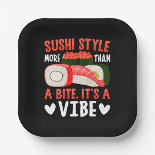 Sushi Stijl Meer Dan Een Beetje Papieren Bordje
