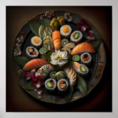 Sushi-stilstand Poster (Voorkant)