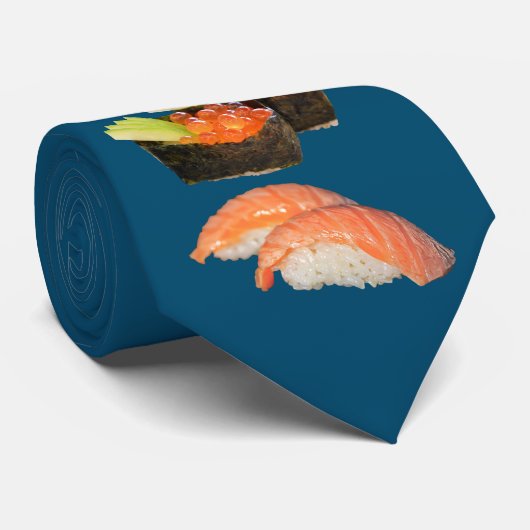 sushi stropdas (Opgerold)