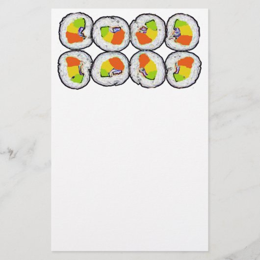 Sushi Sushi Stationery Briefpapier (Voorkant)