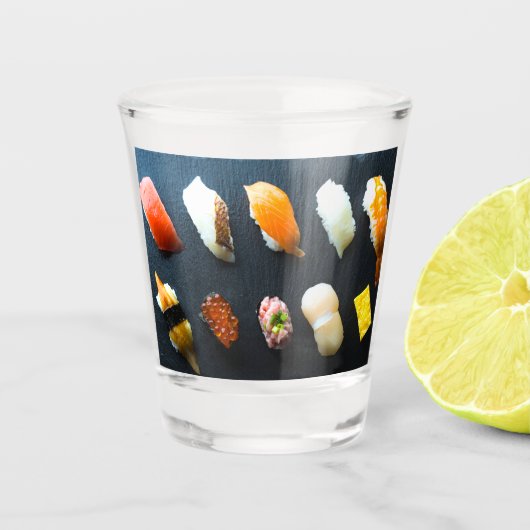 Sushi Symphony – Glassware by SUSHIMI Shot Glas (Voorkant)