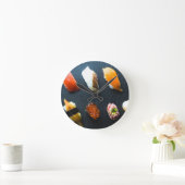 Sushi Symphony – Slate Grip Wall Clock Ronde Klok (Huis)