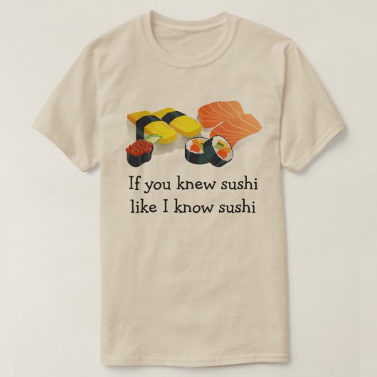 Sushi T-shirt (Design voorkant)