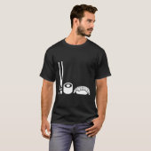sushi t-shirt (Voorkant volledig)
