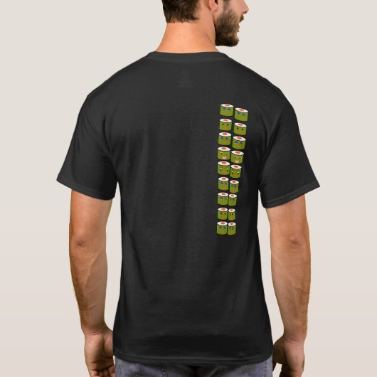 Sushi - t-shirt (Achterkant)