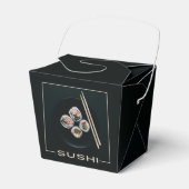 Sushi take-out gunstboxen bedankdoosjes (Voorkant Zijde)
