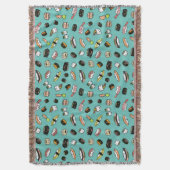 Sushi-tekens Patroon Kawaii Sushi-tekens Deken (Voorkant Verticaal)