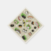 Sushi-tekens Servet (Hoek)