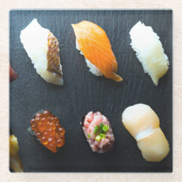 Sushi Textbook - Beautiful Arrangement Glazen Onderzetter