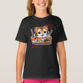 Sushi Tiger geserveerd T-shirt (Voorkant)