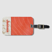 Sushi Tijd- Gepersonaliseerde Tonijn Bagagelabel (Voorkant (horizontaal))