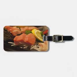 Sushi Tijd Tonijn Tonijn Feest Vis Eten Bagagelabel