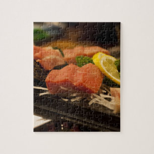 Sushi Tijd Tonijn Tonijn Feest Vis Eten Legpuzzel