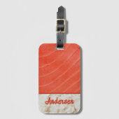 Sushi Time - Gepersonaliseerde tonijn Bagagelabel (Voorkant (verticaal))
