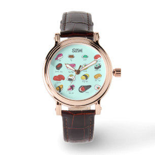 Sushi Time. Pak je sushi gearomatiseerde tijdstuk! Horloge