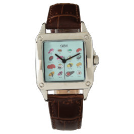 Sushi Time. Pak je sushi gearomatiseerde tijdstuk! Horloge