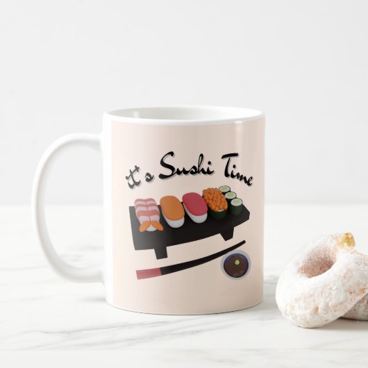 Sushi Time, Sushi Koffiemok (Met donut)