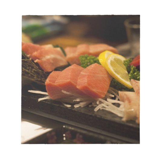 Sushi Time Tuna Party Fish Food Notitieblok (Voorkant)