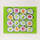 Sushi Time waterverf wasabi Legpuzzel (Horizontaal)