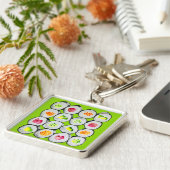 Sushi Time waterverf wasabi Sleutelhanger (Zijkant)